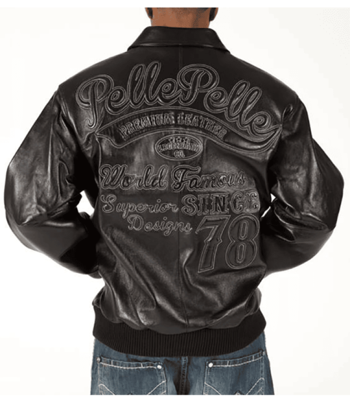 Pelle Pelle Premium Leather World Famous Superior Design Brown Jacket