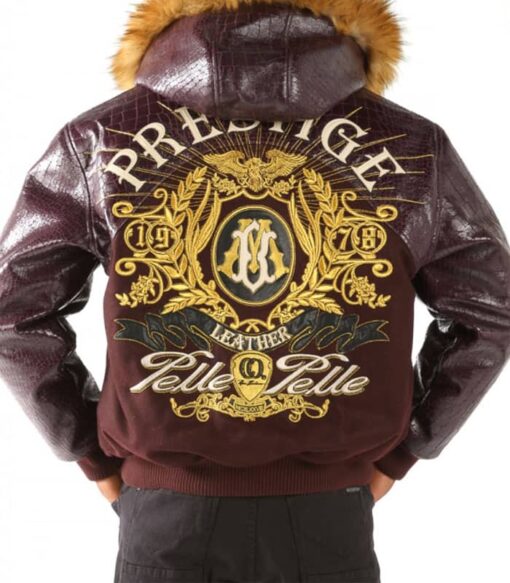 Pelle Pelle Prestige - Top Maroon Jacket