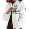 Pelle Pelle Queen of Thrones White Leather Jacket