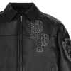 Pelle Pelle Renegades Black Studded Leather Jacket For Men's