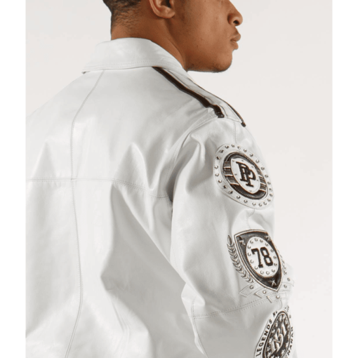 Pelle Pelle Revolution White Leather Jacket