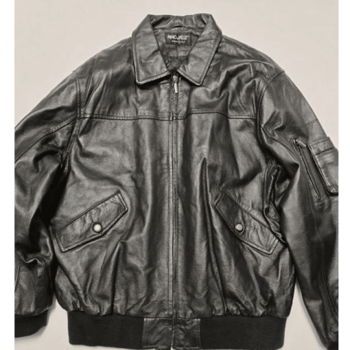 Pelle Pelle Shiny Black Leather Jacket