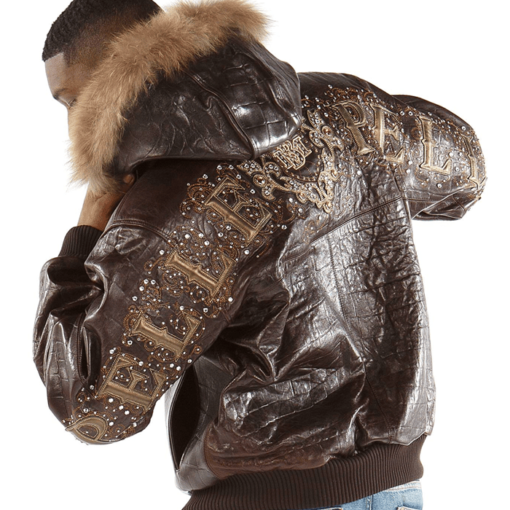 Pelle Pelle Shoulder Crest Leather Jacket