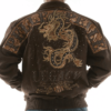 Pelle Pelle Snakeskin Dragon Brown Jacket