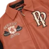 Pelle Pelle Soda Club Heritage Series MB 1978 Brown Full Grain Leather Jacket