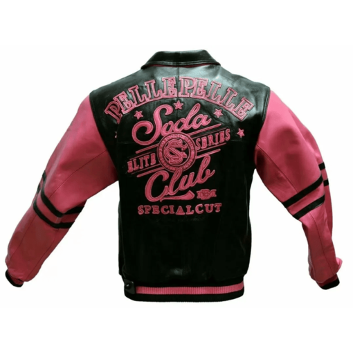 Pelle Pelle Soda Club Pink Leather Jacket
