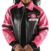 Pelle Pelle Soda Club Pink Leather Jacket