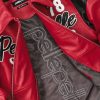 Pelle Pelle Soda Club Plush 1978 Red Genuine Leather Jacket