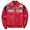 Pelle Pelle Men Soda Club Plush Red Jacket
