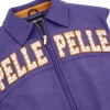Pelle Pelle Soda Club Vintage 1978 Purple and Yellow Leather Jacket