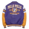 Pelle Pelle Soda Club Vintage Arches 1978 Purple Real Leather Jacket