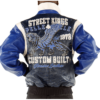 Pelle Pelle Men’s Street Kings Blue Leather Jacket