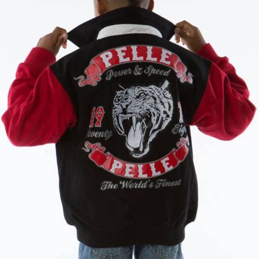 Pelle Pelle Tiger Twill Crimson Kids Jacket