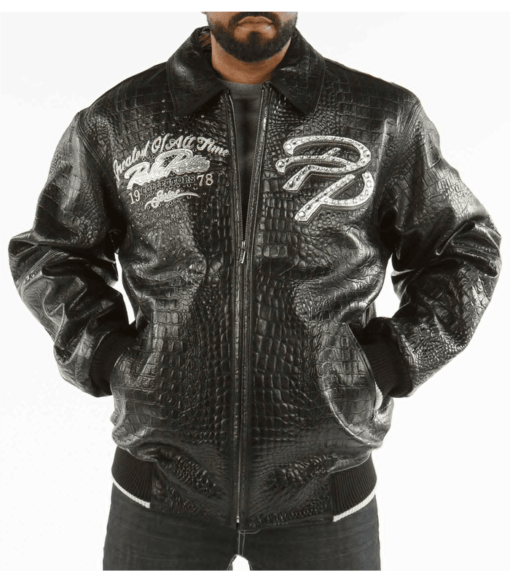 Pelle Pelle Greatest Of All Time Black Leather Jacket