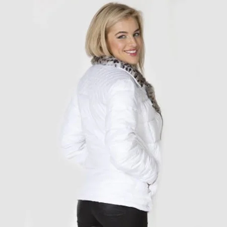 Pelle Pelle Trinity White Womens Polyester Jacket