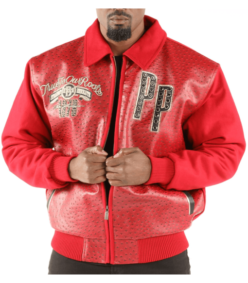 Pelle Pelle True To Our Roots Red Jacket