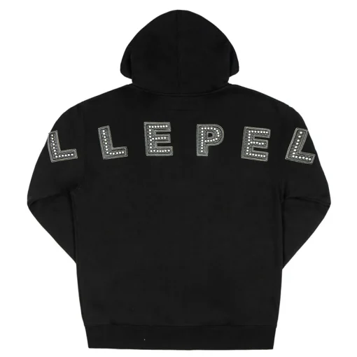 Pelle Pelle Unisex Black Stone Wool Hoodie