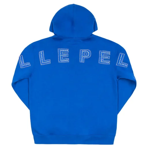 Pelle Pelle Unisex Blue Stone Wool Hoodie