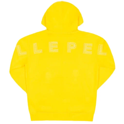 Pelle Pelle Unisex Yellow Stone Wool Hoodie