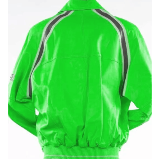 Pelle Pelle Bright Green Varsity Jacket