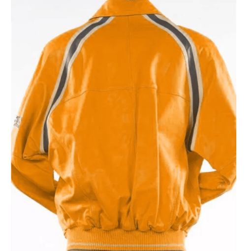 Pelle Pelle Bright Orange Varsity Jacket