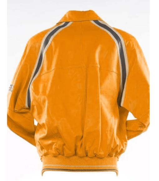Pelle Pelle Bright Orange Varsity Jacket