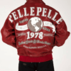 Pelle Pelle Vintage Worlds Best 1978 Guaranteed Quality Red Leather Jacket