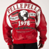 Pelle Pelle Vintage Worlds Best 1978 Guaranteed Quality Red and White Leather Jacket