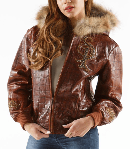 Pelle Pelle Women Brown Leather Jacket