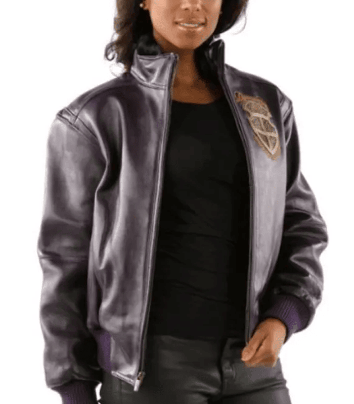 Pelle Pelle Women Dynasty Purple Leather Jacket