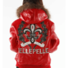 Pelle Pelle Women Live Like a King Red Leather Jacket
