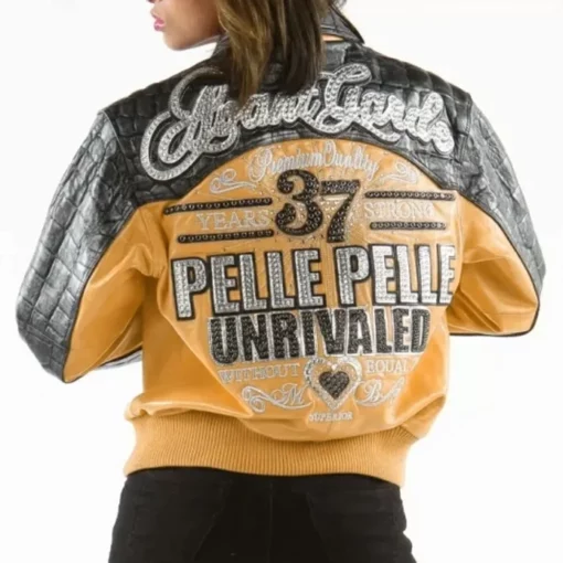 Pelle Pelle Women Mustard Unrivaled Leather Jacket
