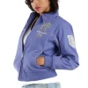 Pelle Pelle Women's 1978 Athletic Division MB Super Sport Purple Jacket