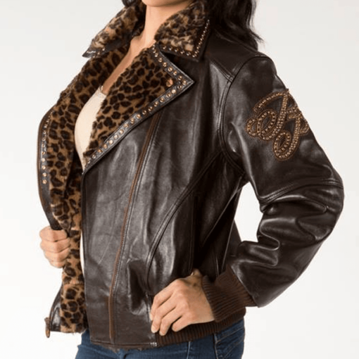 Pelle Pelle Women’s Biker Brown Leather Jacket
