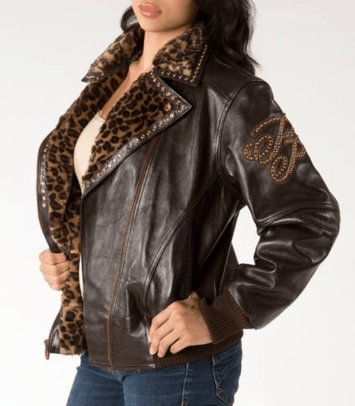 Pelle Pelle Women’s Biker Brown Leather Jacket