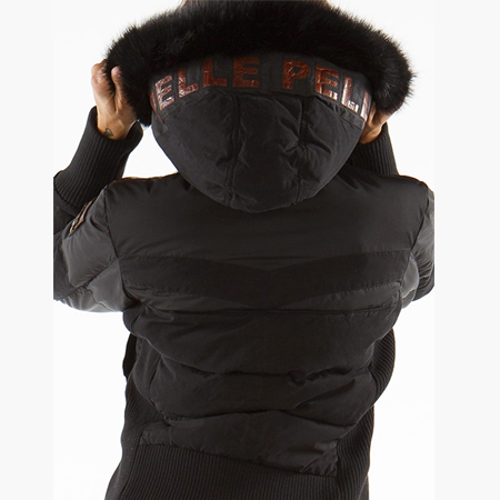 Pelle Pelle Women's Black Pinnacle Fur Coat
