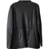 Pelle Pelle Womens Black Top Leather Coat