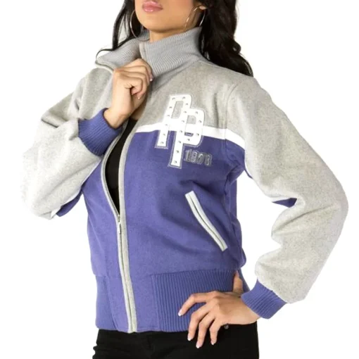 Pelle Pelle Women's Soda Club Custom Made Marc Buchanan 1978 Grey Jacket