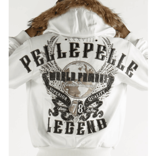 Pelle Pelle World Famous Legend Leather Jacket With Fur Hood