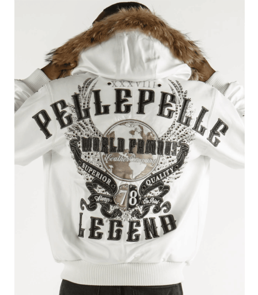 Pelle Pelle World Famous Legend Leather Jacket With Fur Hood