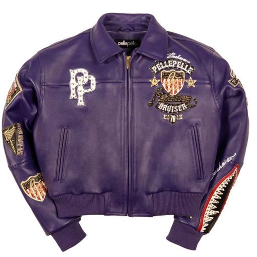 Pelle Pelle World Famous MB Purple Crop Jacket