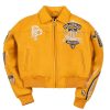 Pelle Pelle World Famous MB Yellow Crop Jacket