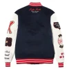 Pelle Pelle World Famous Marc Buchanan 1978 Navy Varsity Wool Jacket