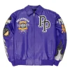 Pelle Pelle World Famous Marc Buchanan 1978 Purple Leather Jacket