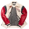 Pelle Pelle World Famous Soda Club 1978 Cream Top garin Leather Jacket