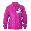 Pelle Pelle World Finest MB 1978 Soda Club Pink Genuine Leather Jacket