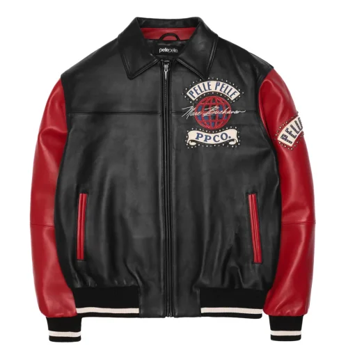 Pelle Pelle World Tour Marc Buchanan 1978 Black Leather Jacket