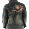 Pelle Pelle MB American Flag Gray Jacket