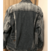 Pelle Pelle Black Eighty Seven Faded Denim Jacket