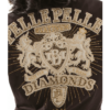 Pelle Pelle Made For A Queen Ladies Platinum & Diamonds Brown Jacket